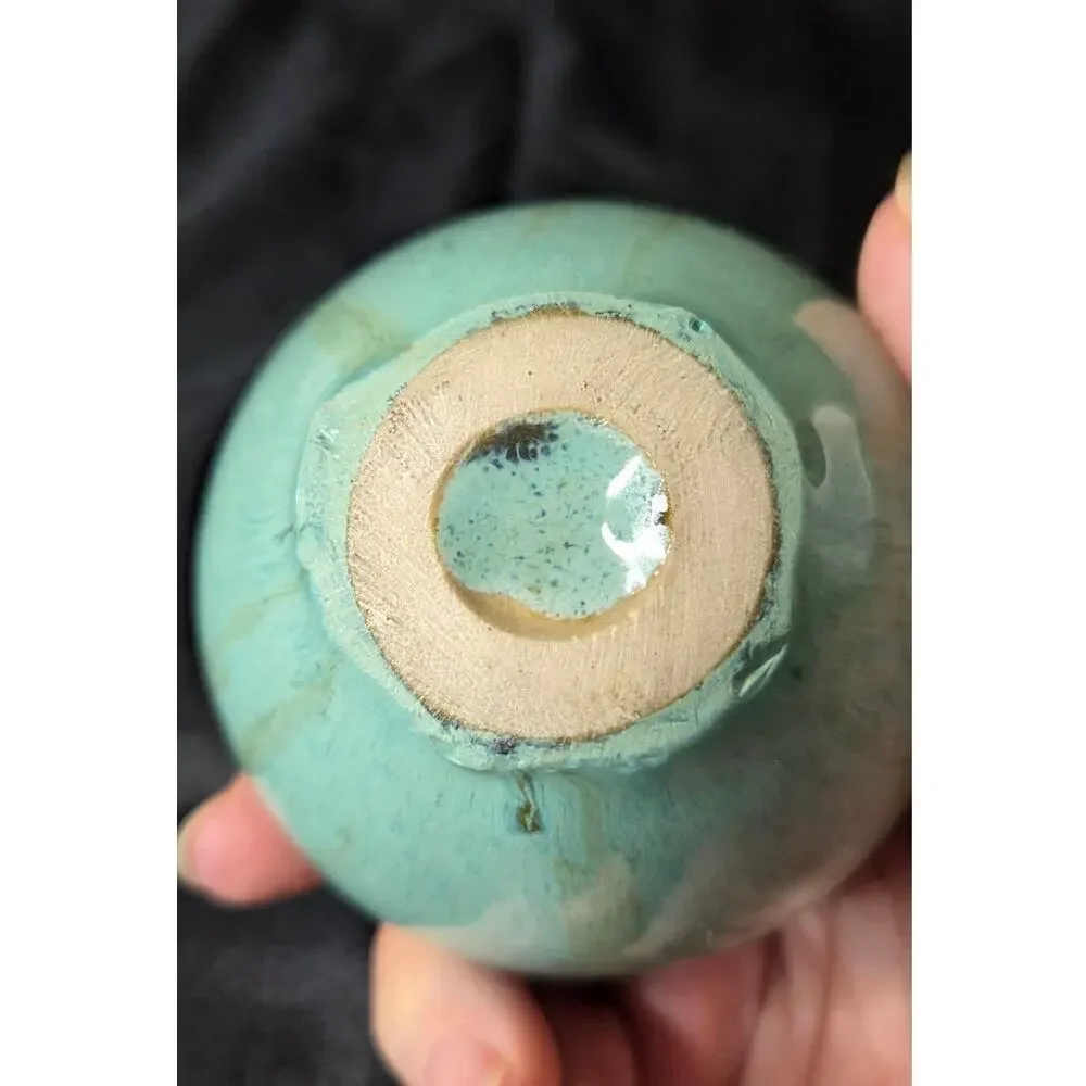 Blue Ceramic Bud Vase